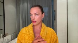 Irina Shayk’s Guide to Fresh Skin, Full Brows, and a Killer Red Lip