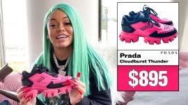 Mulatto Shows Off Her Sneaker Collection