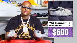 YG Shows Off His Insane Converse Sneaker Collection & More