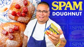 Harold Makes Spam Doughnuts