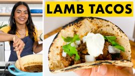 Rachel Makes Lamb Keema Tacos