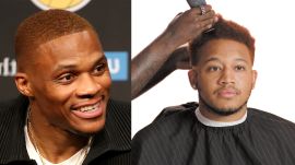 Russell Westbrook's Copper Fade Recreated by a Barber