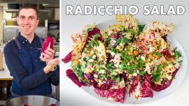 Chris Makes Hot Honey Radicchio Salad