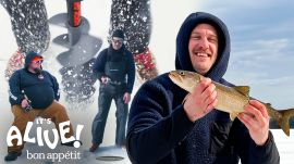 Brad Enters An Ice Fishing Contest: It's Alive 100