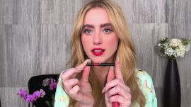 Kathryn Newton’s Guide to Double Cleansing, Fluffy Brows, and the Perfect Red Lip