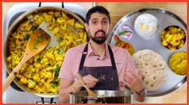 How an Indian Chef Makes a Traditional Thali Dinner