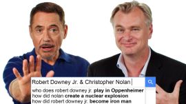 Robert Downey Jr. & Christopher Nolan Answer The Web's Most Searched Questions