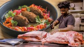 A Day at Austin's Top Caribbean Restaurant Cooking Whole Wild Boar