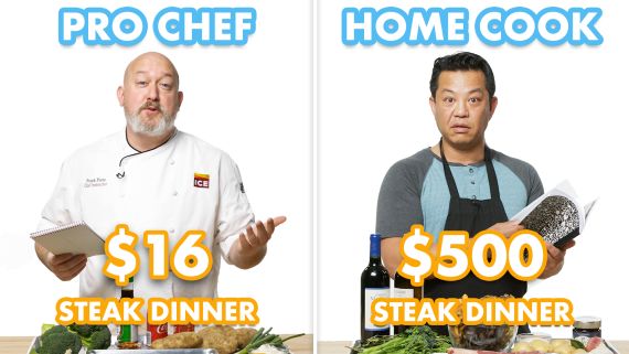 $500 vs $16 Steak Dinner: Pro Chef & Home Cook Swap Ingredients