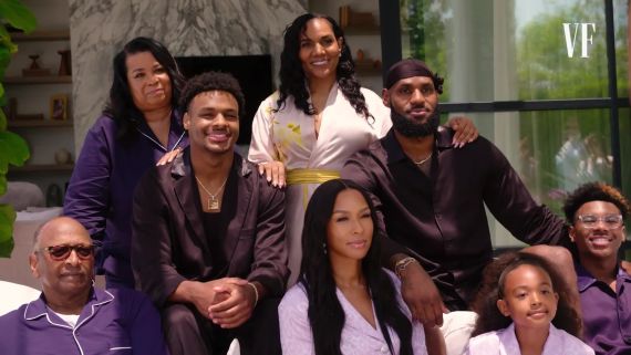 Behind the Scenes with LeBron James and His Family at Home
