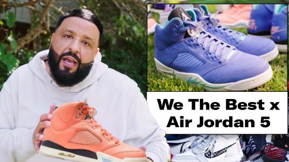 DJ Khaled Shows Off His Sneaker Collection & New "We The Best" x Air Jordan 5