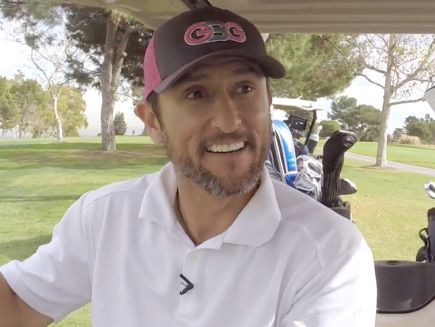 Watch Nomar Garciaparra Isn't Great at Golf, But That's A-OK