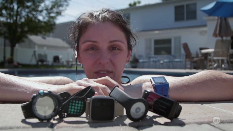 Wearable on sale swim tracker