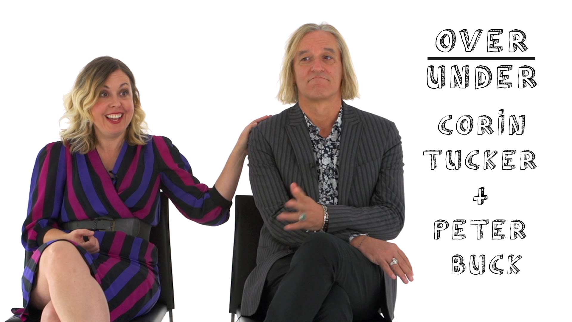 Watch Corin Tucker and Peter Buck Rate Portland, Justin Bieber, and Cheez Whiz Over/Under Pitchfork picture