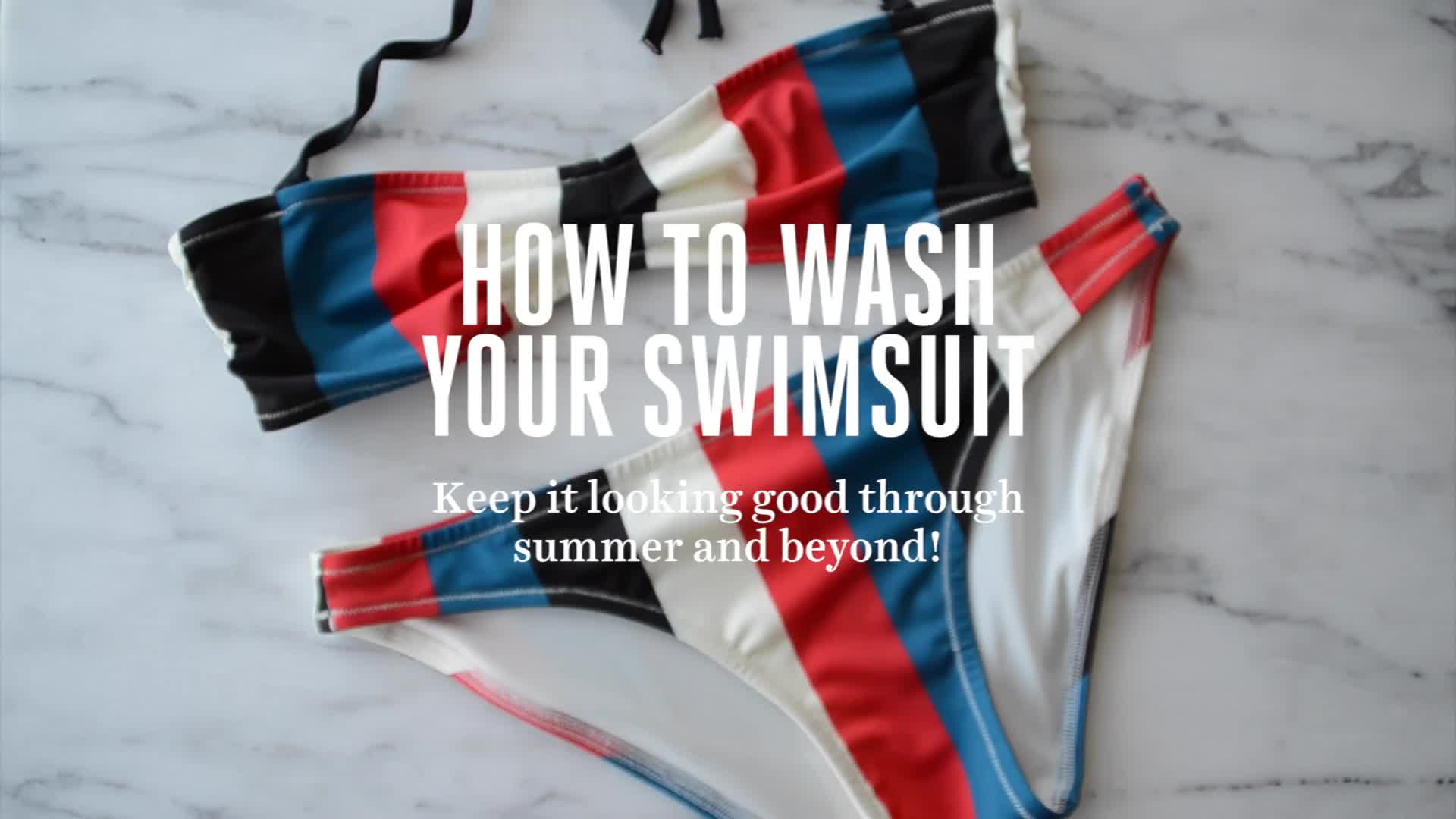 Watch How to Wash Your Swimsuit SELF