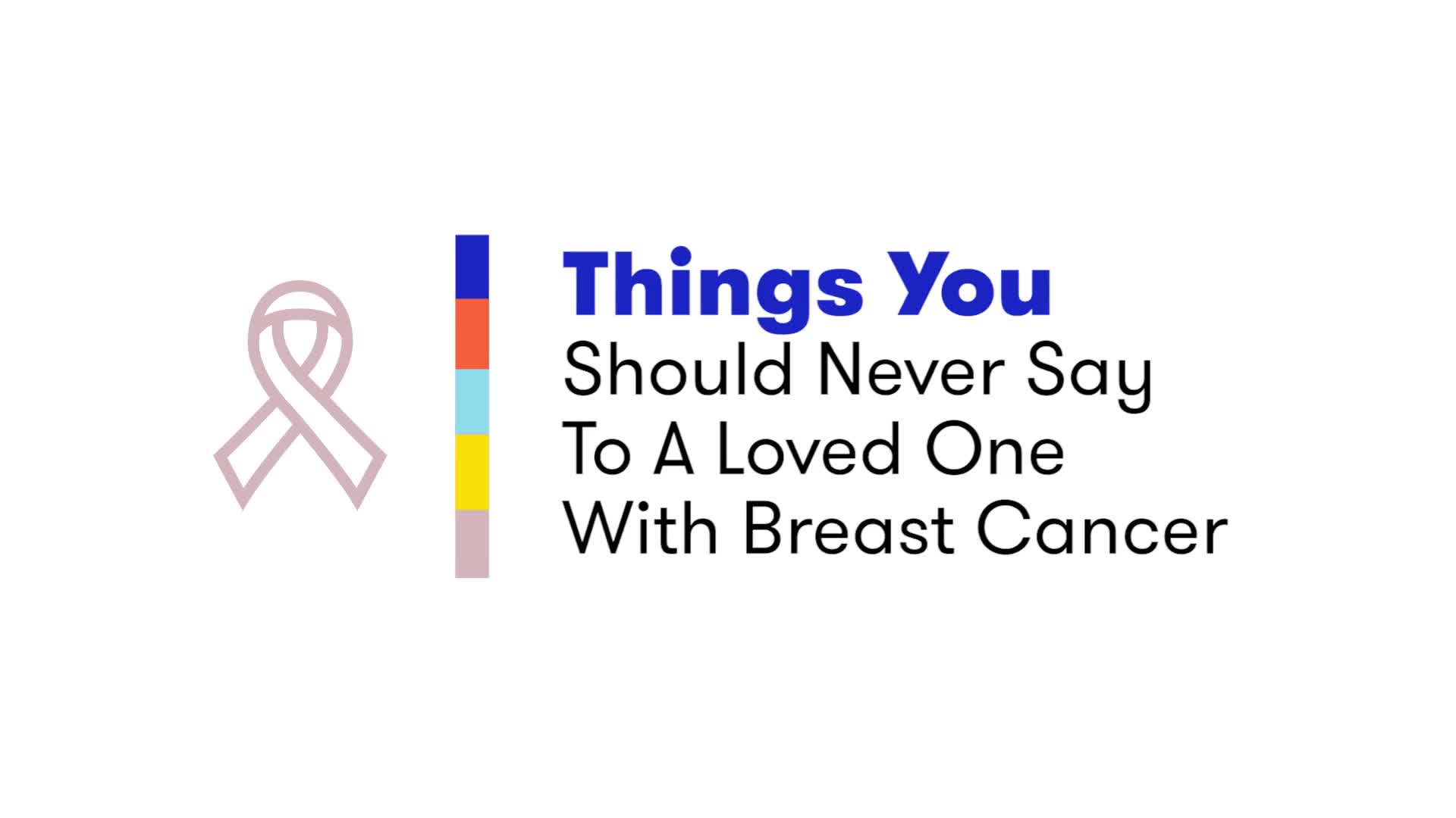 What to Say to Someone With Breast Cancer