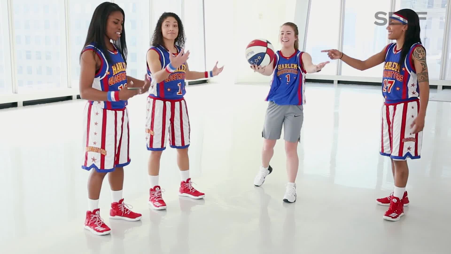 Watch The Female Harlem Globetrotters Teach Us Their Best Moves SELF