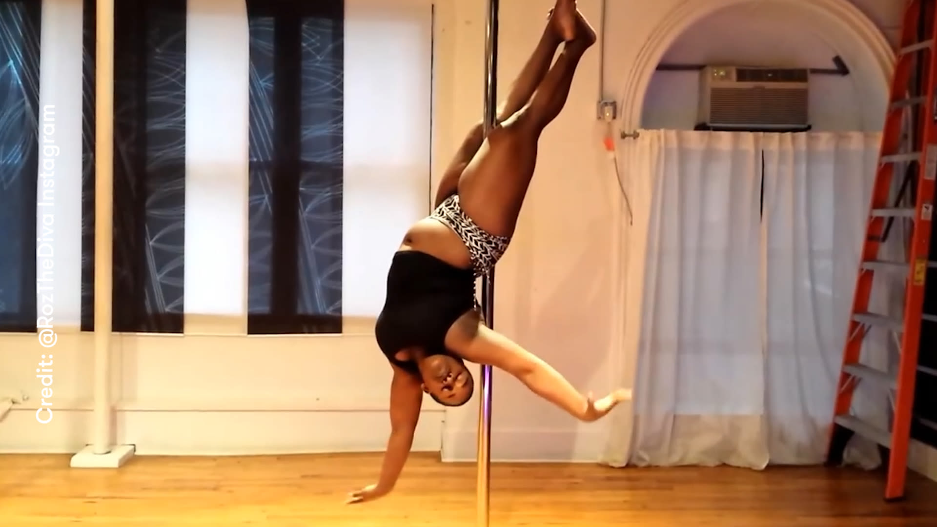 Watch Meet the Plus-Size Pole Dance Fitness Instructor Who's Redefining  What It Means to Be in Shape
