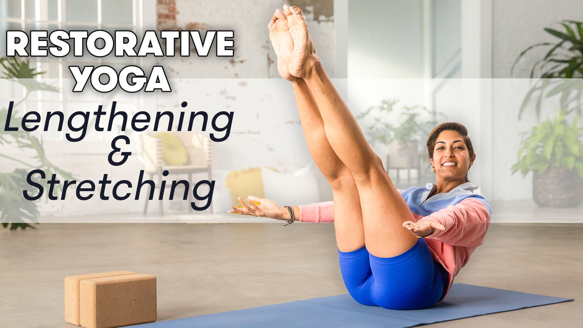 45 min Restorative Yoga to CALM your NERVOUS SYSTEM – YWM 598