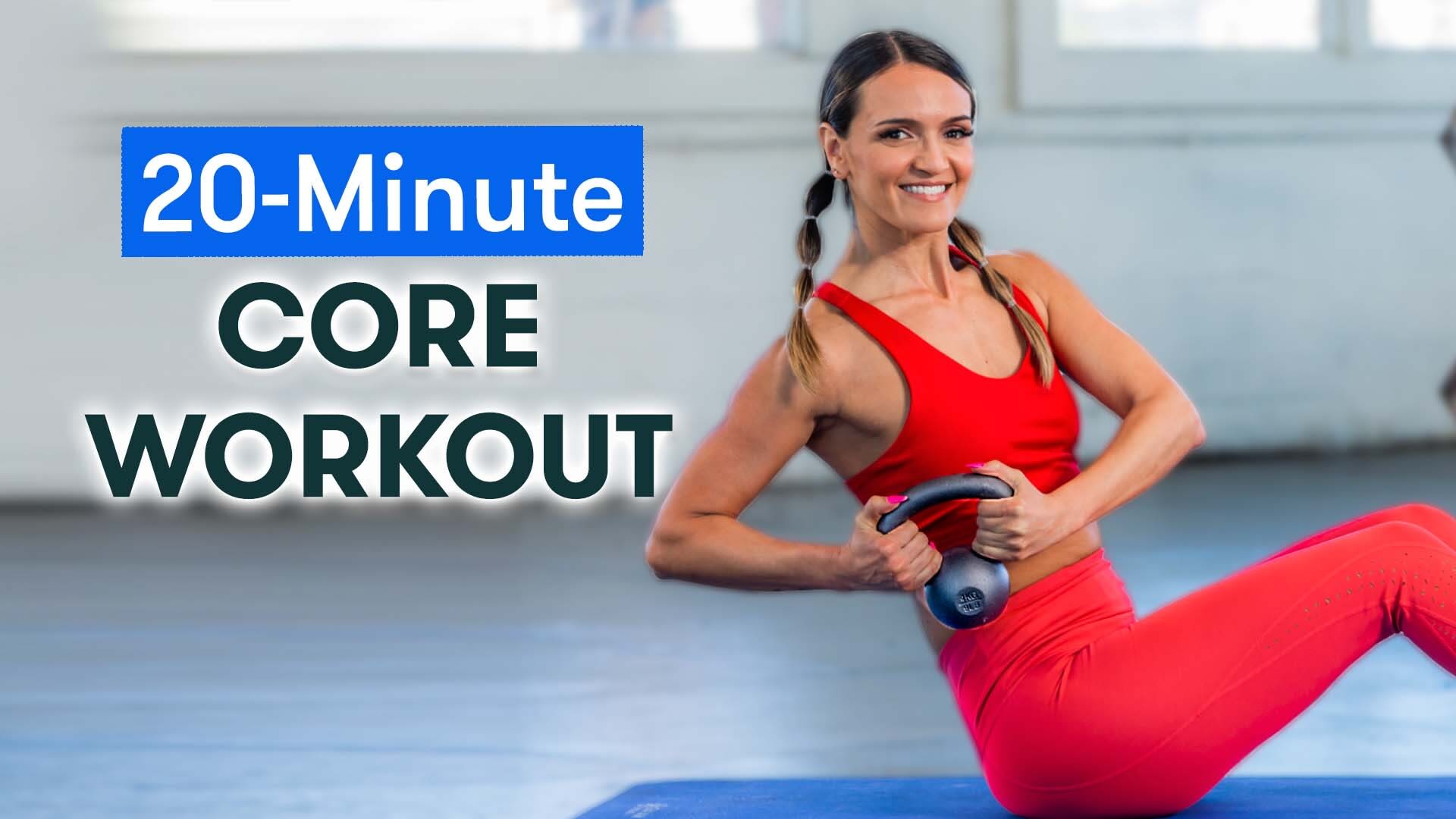 Watch 20-Minute Core Kettlebell Workout, Sweat with SELF