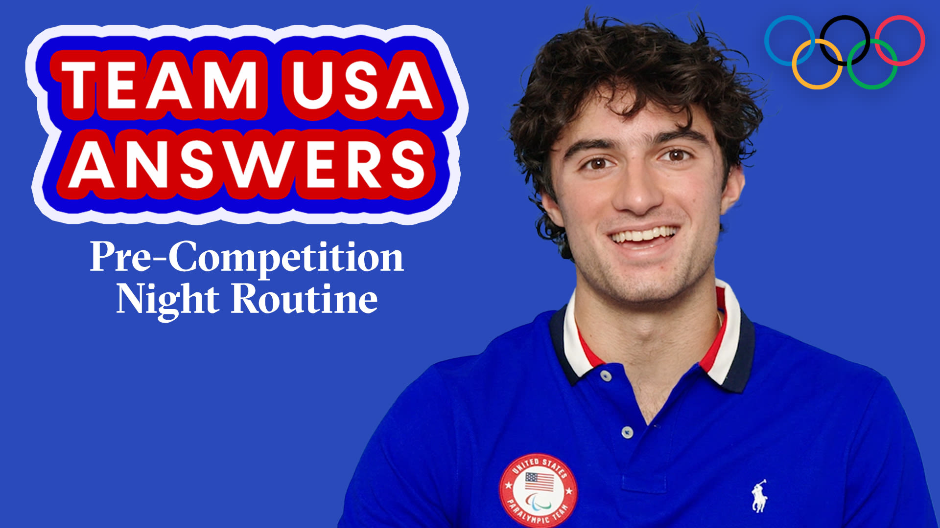Competition Day Routine Watch Team USA's Routines the Night Before the Olympics and Paralympics ...