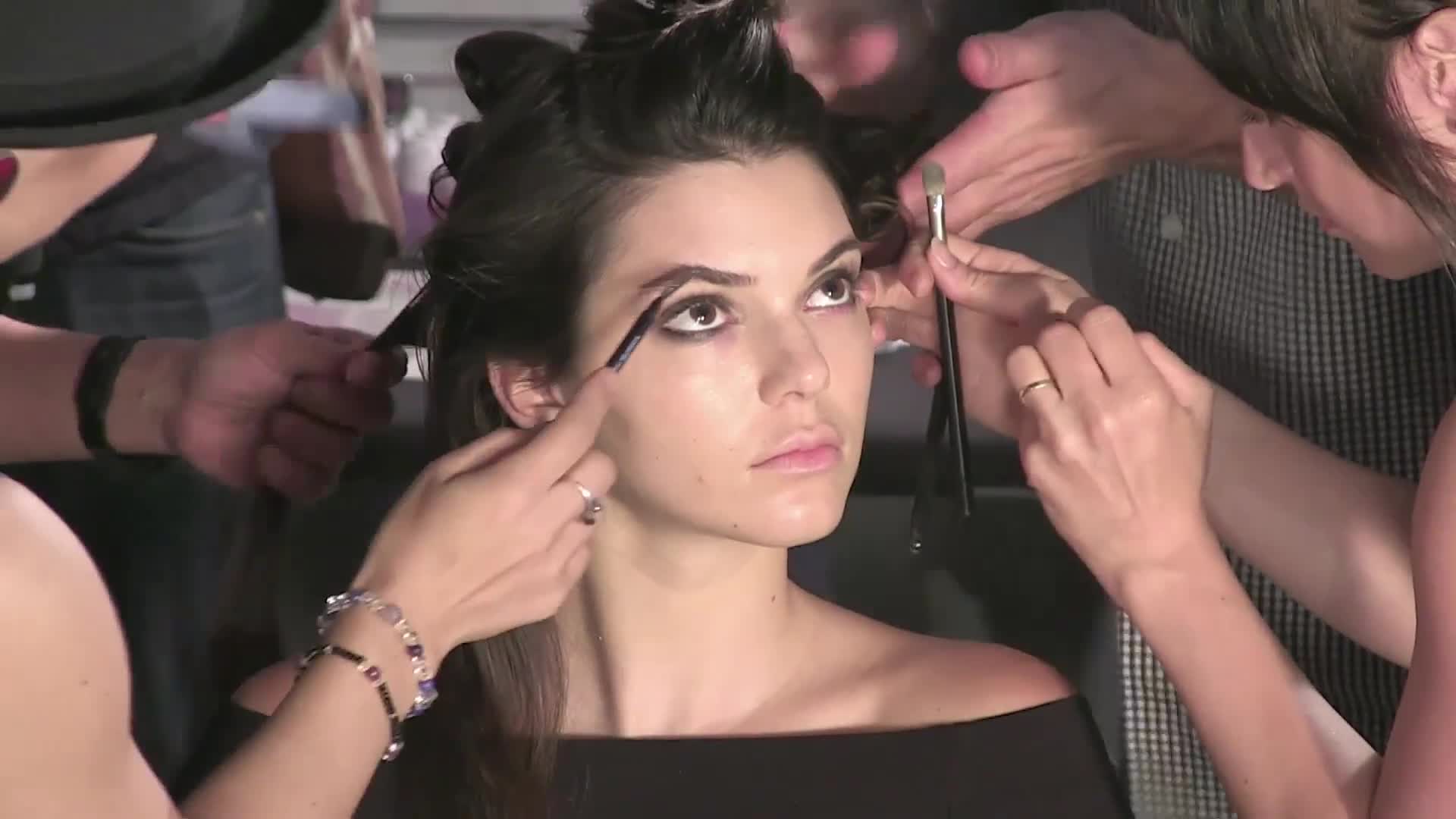 Backstage With Kendall Jenner During Fashion Month