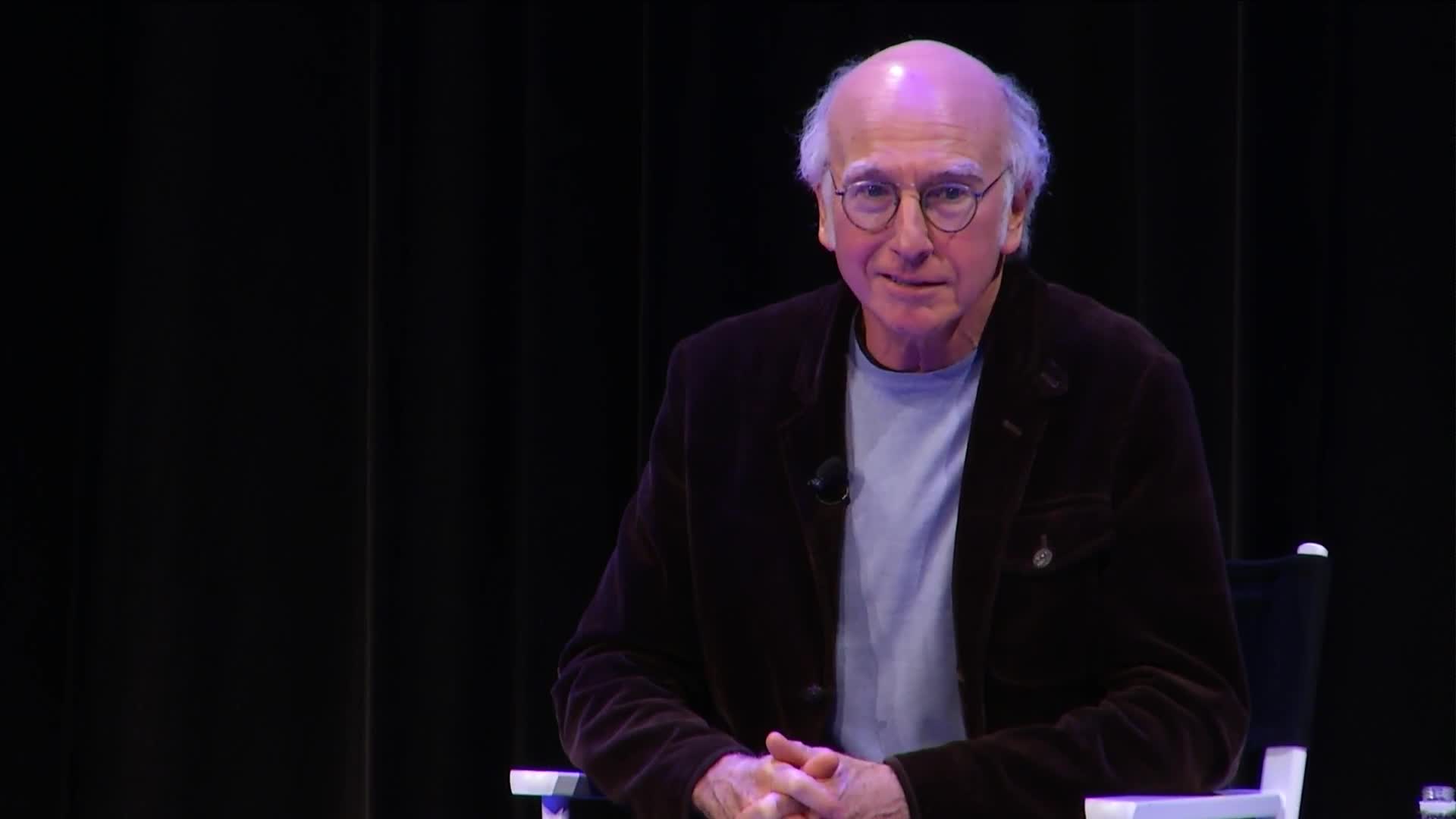 Watch Larry David Q. & A. with a Low Talker New Yorker Festival The