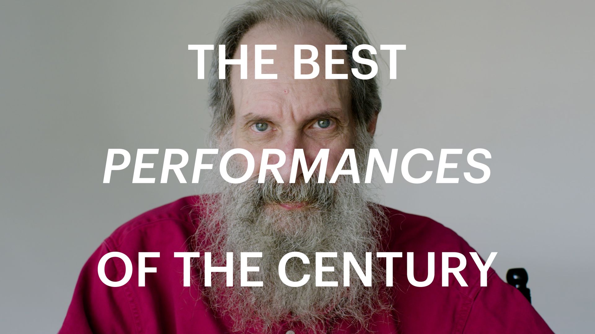 Watch Richard Brody on the Best Performances of the TwentyFirst