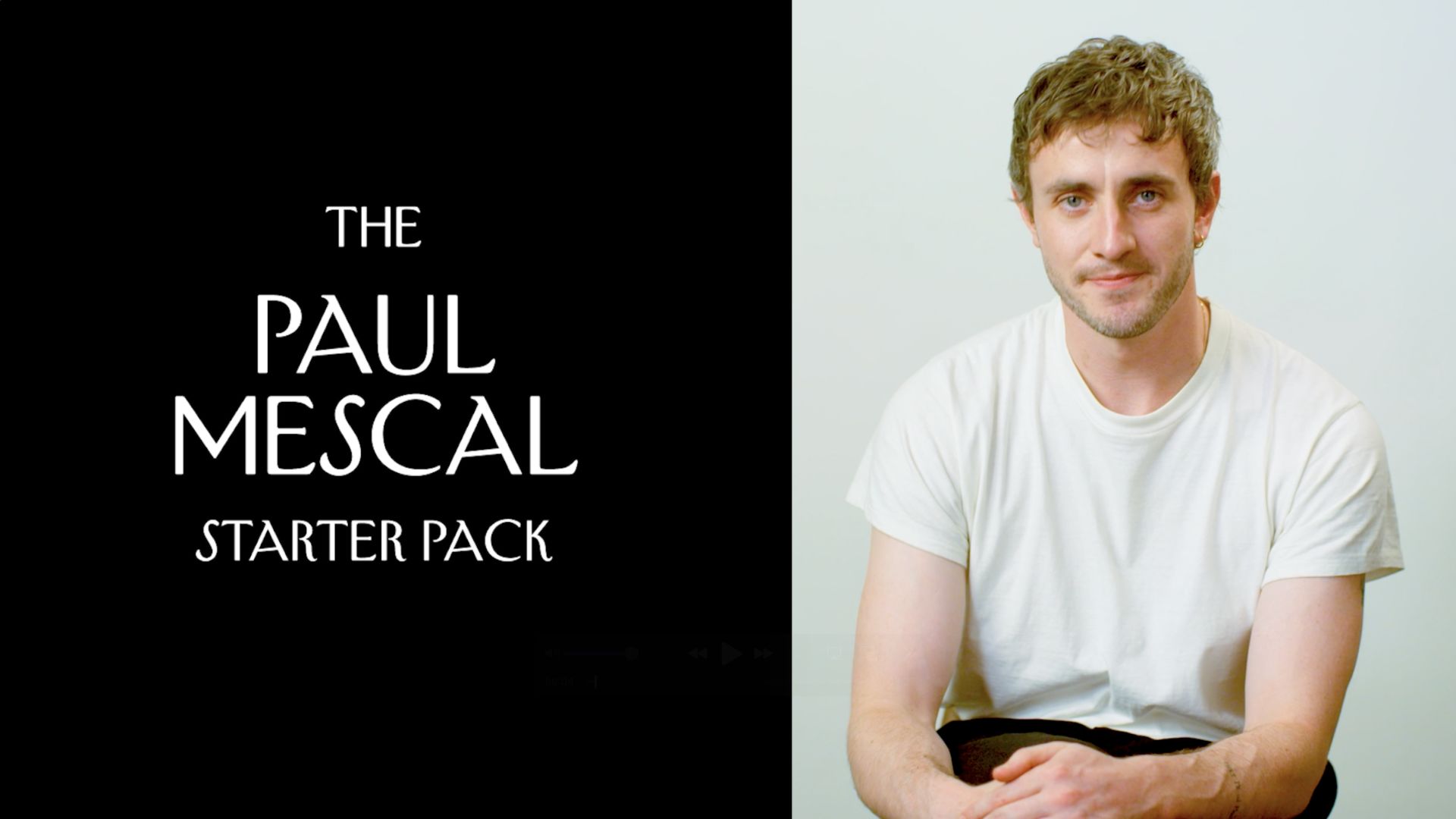 Paul Mescal’s Starter Pack of Cultural Essentials