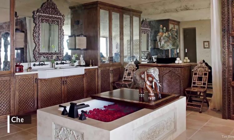 10 Ultra Luxurious Celebrity Bathrooms Architectural Digest Videos The Scene