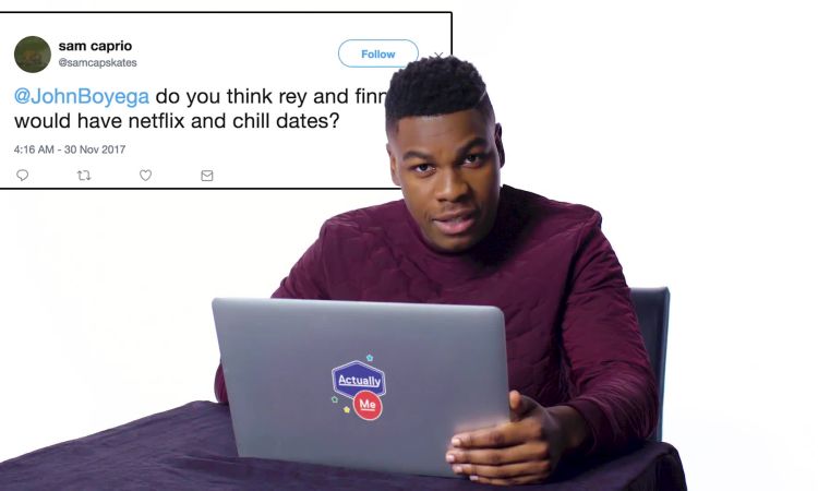 the last jedi s john boyega goes undercover on reddit twitter wikipedia gq videos the scene - jennifer lawrence goes undercover on reddit instagram and twitter