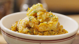 Savory Portuguese Shrimp ‘n’ Grits with Chef George Mendes and The Brothers Green