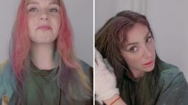 DIY Rainbow French Braids with Hair Chalk
