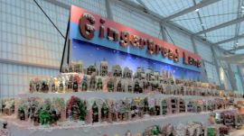 The World's Largest Gingerbread Village Uses 700 lbs of Candy