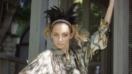 Nicole Richie Motivates Her Chickens for a Photoshoot