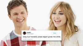 Ansel Elgort & Suki Waterhouse Compete in a Compliment Battle