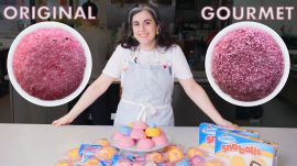 Pastry Chef Attempts to Make Gourmet Sno Balls 