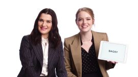 Emma Stone Learns British Slang From Rachel Weisz