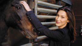 Bella Hadid Visits a Stable and Opens Up About Modeling and Horse Riding
