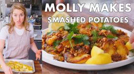 Molly Makes Crispy Smashed Potatoes 