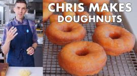 Chris Makes Doughnuts