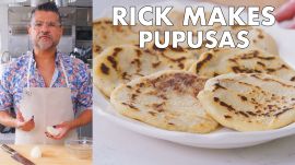 Rick Makes Pupusas (Fried Corn Fritters)