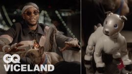 2 Chainz Plays with a $3K Robot Dog