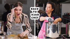 Hailee Steinfeld Tries to Keep Up with a Professional Chef