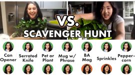 Pro Chefs Go on a Scavenger Hunt at Home (One-on-One)
