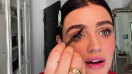 Lucy Hale on Battling Breakouts, Double Masking, and the Brow Hack She Swears By