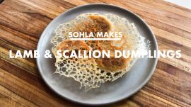 Sohla Makes Lamb & Scallion Dumplings at Home