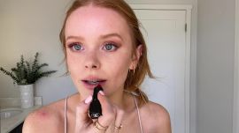 Abigail Cowen’s Guide to Earth-Tone Eyes and an Effortless Red Lip