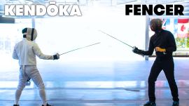 Kendōkas Try to Keep Up with Fencers