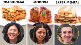 3 Chefs Make Lasagna 3 Ways: Traditional, Modern, & Experimental